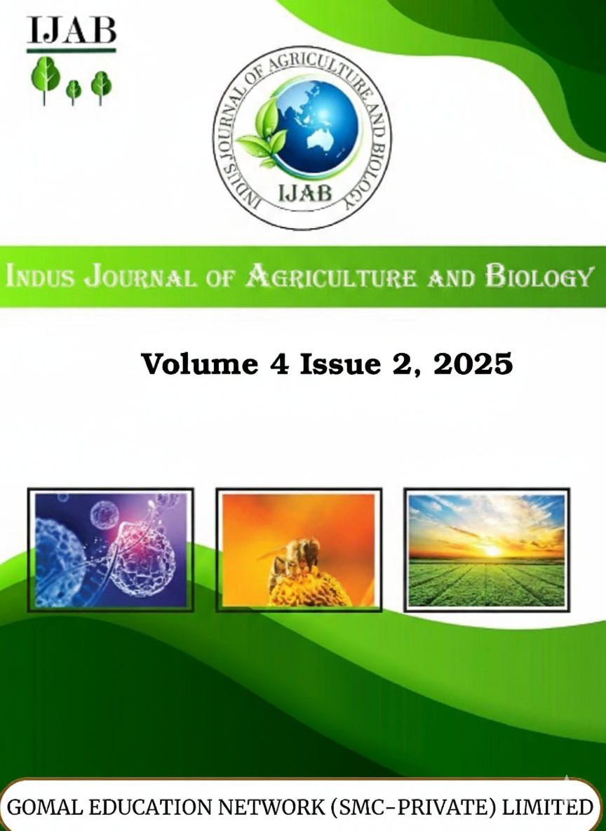 					View Vol. 4 No. 02 (2025): Indus Journal of Agriculture and Biology
				